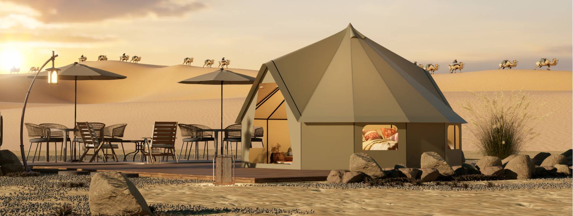 西固区露营酒店帐篷产品